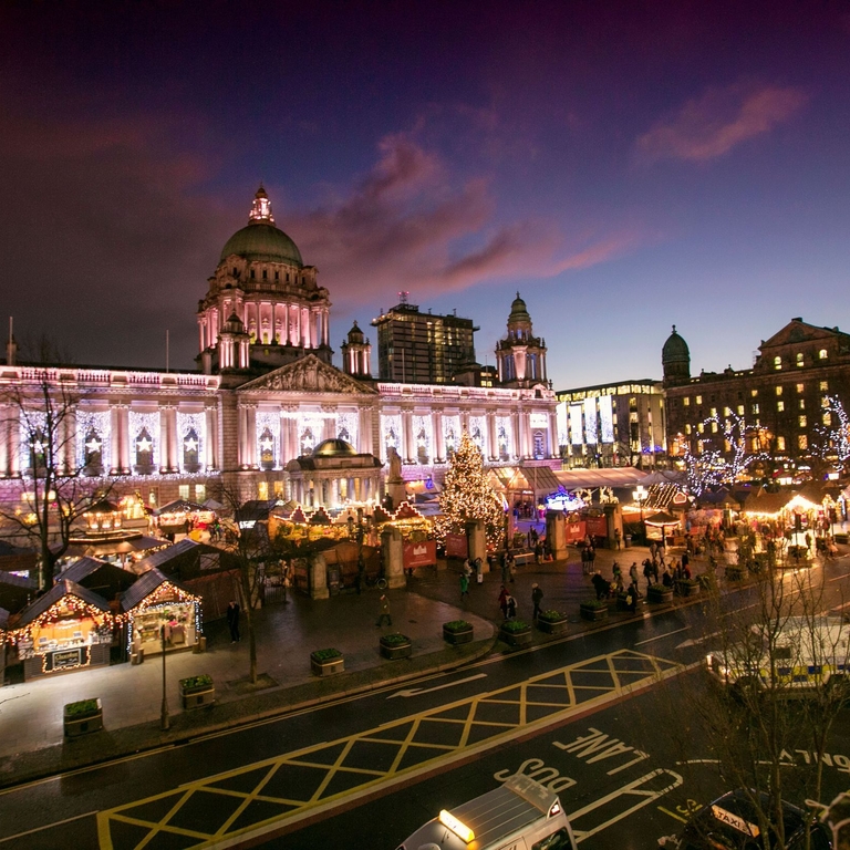 Belfast Christmas Market Belfast City Hall Co Antrim_master