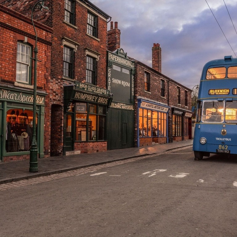 A street at the Black Country Living Museum