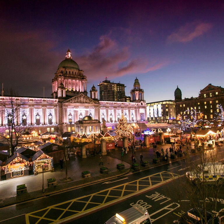 Belfast Christmas Market Belfast City Hall Co Antrim_master