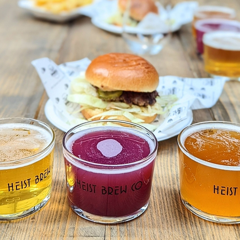 Local food and drink on display as part of the Kelham Island Food Tour in Sheffield