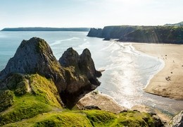 Three Cliffs Bay