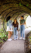 Friends inside The Poison Garden at Alnwick Gardens