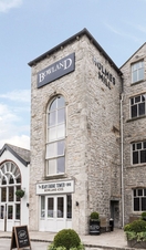 The historic buildings of Holmes Mill in Lancashire