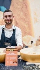 Chefs presenting cheese at Good Food Show Summer