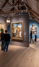 Paintings showing early influences on Spanish Golden Age art at The Spanish Gallery in Bishop Auckland. 