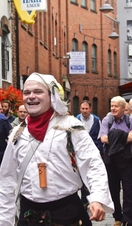 Vistors with a guide on the Kabosh: Belfast Bred Tour
