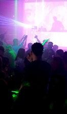 A lively crowd at a club night in Newcastle's Powerhouse