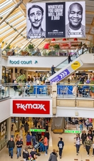 An interior shot of the Castle Quarter shopping centre in Norwich