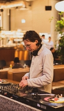 DJ at Ducie Street Warehouse Manchester