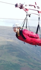 Zip World, zip lining at Penrhyn Slate Quarry