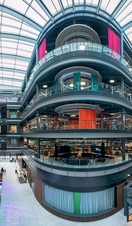 An inside view of the BBC Studios in Cardiff