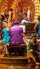 Cast on stage at Colchester's Mercury Theatre