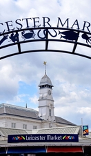 An archway leading to Leicester Market