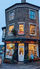 Aerial views of Georgian mansion and grounds