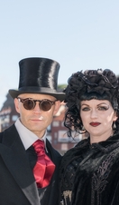 Goths in Whitby harbour