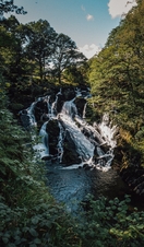Rhaeadr Ewynnol (Swallow Falls) in Snowdonia/Eryri National Park, Wales