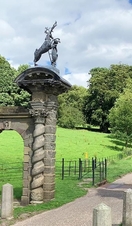 An entrance way to the Staunton Harold Estate in Leicestershire