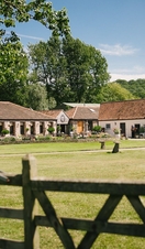 Exterior shot of a country estate