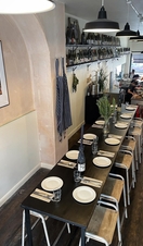 Table laid out for food at Dory's Kent 