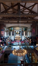 Ropewalks district, the Alma de Cuba bar restaurant, old Polish church transformed into a lounge