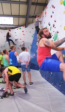 Climbers on the walls