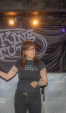 Glasgow Music City Tour Guide Fiona Shepherd presenting