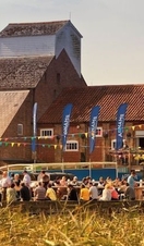 Crowds of people at Aldeburgh Food & Drink Festival