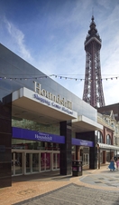 Entrance to a shopping centre.