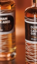Bottles of Durham Cask Aged Gin in Durham Distillers