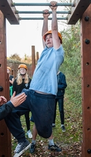 Group of children doing outdoor activities
