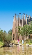 An adventure playground in Pensthorpe Natural Park