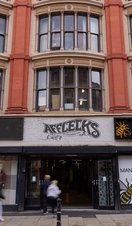 Outside facade of a stately building.