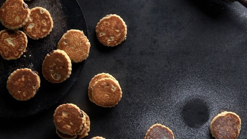 A selection of Welsh cakes on a table