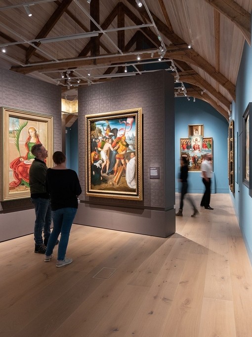 Paintings showing early influences on Spanish Golden Age art at The Spanish Gallery in Bishop Auckland.