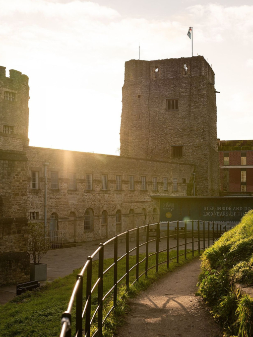 Sunset at Oxford Castle and Prison