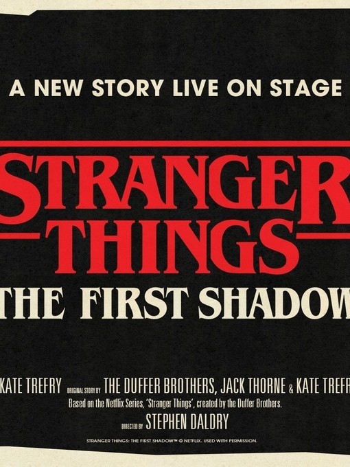 A promo artwork for Stranger Things The First Shadow, a new play in London
