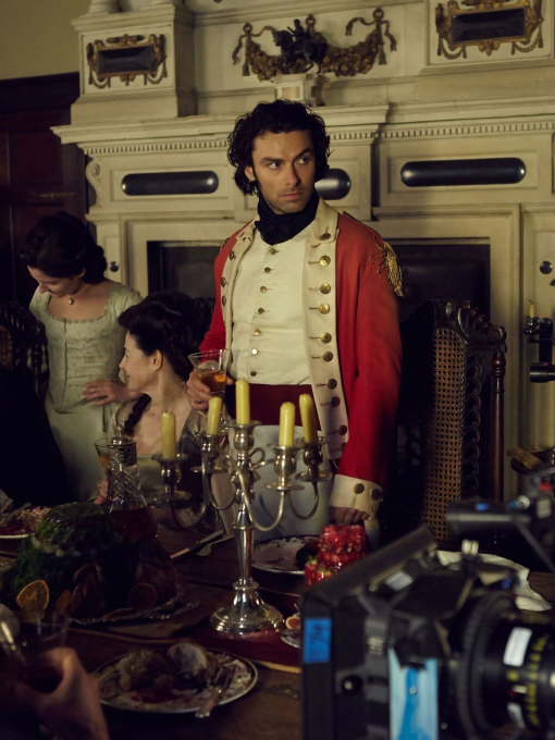 Filming of Poldark, Chavenage House, Tetbury, Gloucestershire