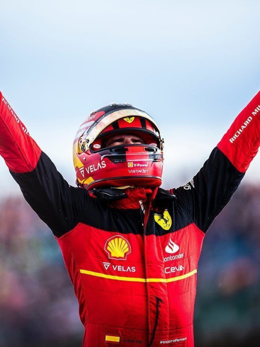 Siegesfeier auf der Silverstone-Rennstrecke