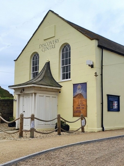 External roadside view of the West Bay Discovery Centre, Dorset, a converted chapel