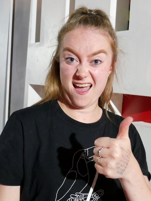 Un artiste au Birmingham Comedy Festival