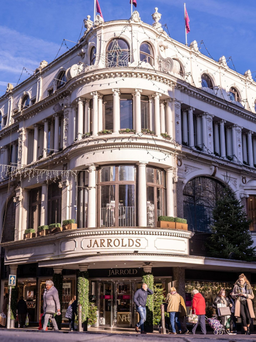 An outside view of Jarrolds Independent Department Store in Norwich