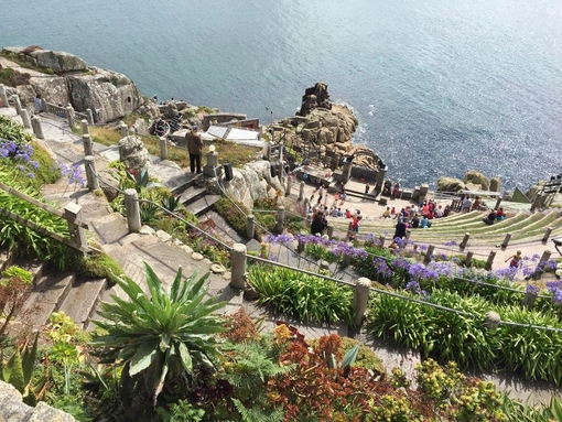 View from the top of the Minack Theatre