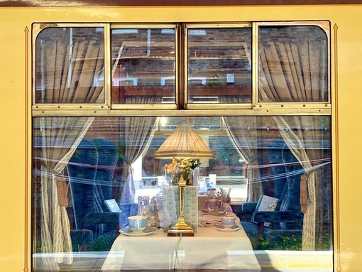 Belmont British Pullman train