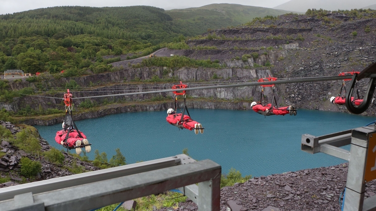 Velocity, Zip World, Penrhyn Quarry, Bethesda