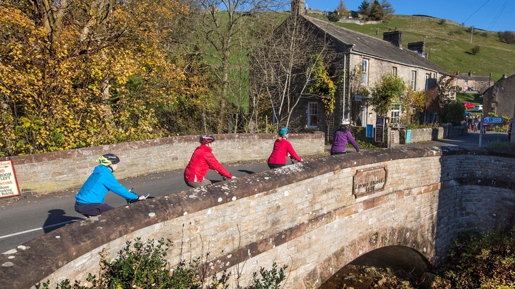 Cycling the Swale Trail through Gunnerside, by Stephen Garnett