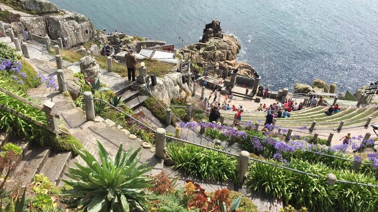View from the top of the Minack Theatre