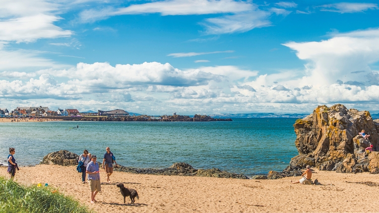 North Berwick beach, East Lothian.