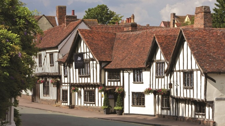 The exterior of The Swan at Lavenham Hotel