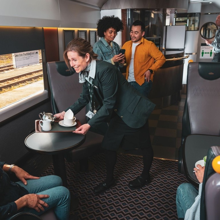 Eine Zugfahrt des Eisenbahnverkehrsunternehmen GWR