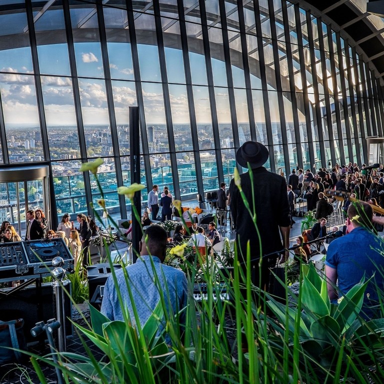 Vista interior del Sky Garden
